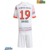 Bayern Munich Alphonso Davies #19 Bortedraktsett Barn 2025-26 Kortermet (+ Korte bukser)